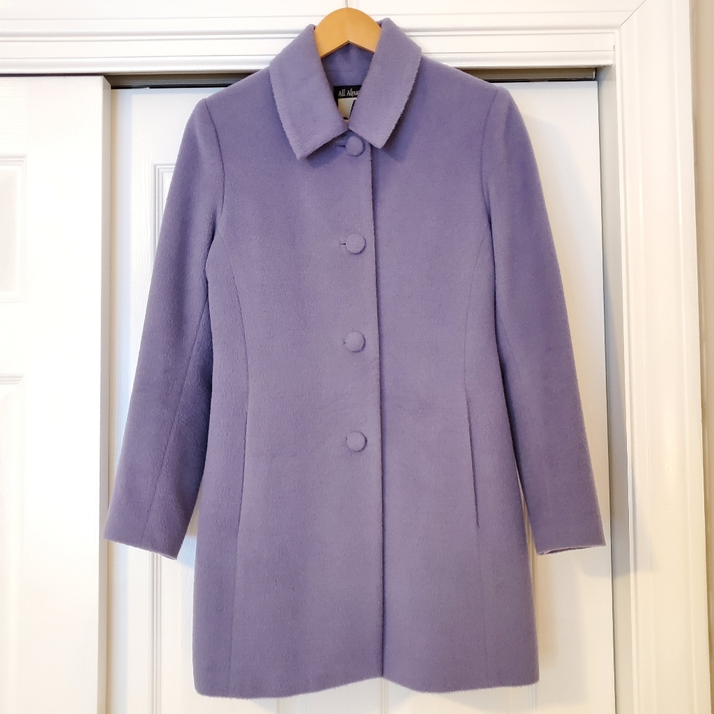 ALL ALPACA Lavender Lady Coat
